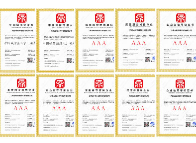  信用企业证书