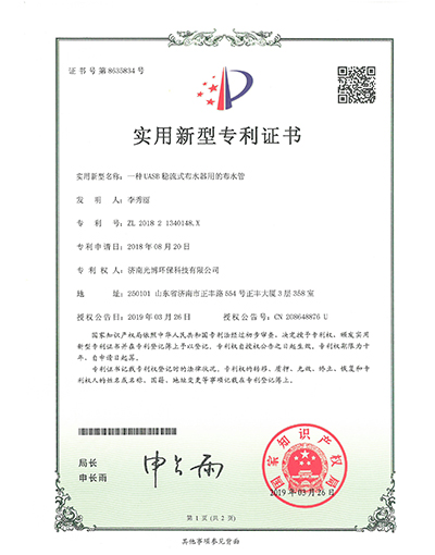 一种UASB稳流式布水器用的布水管